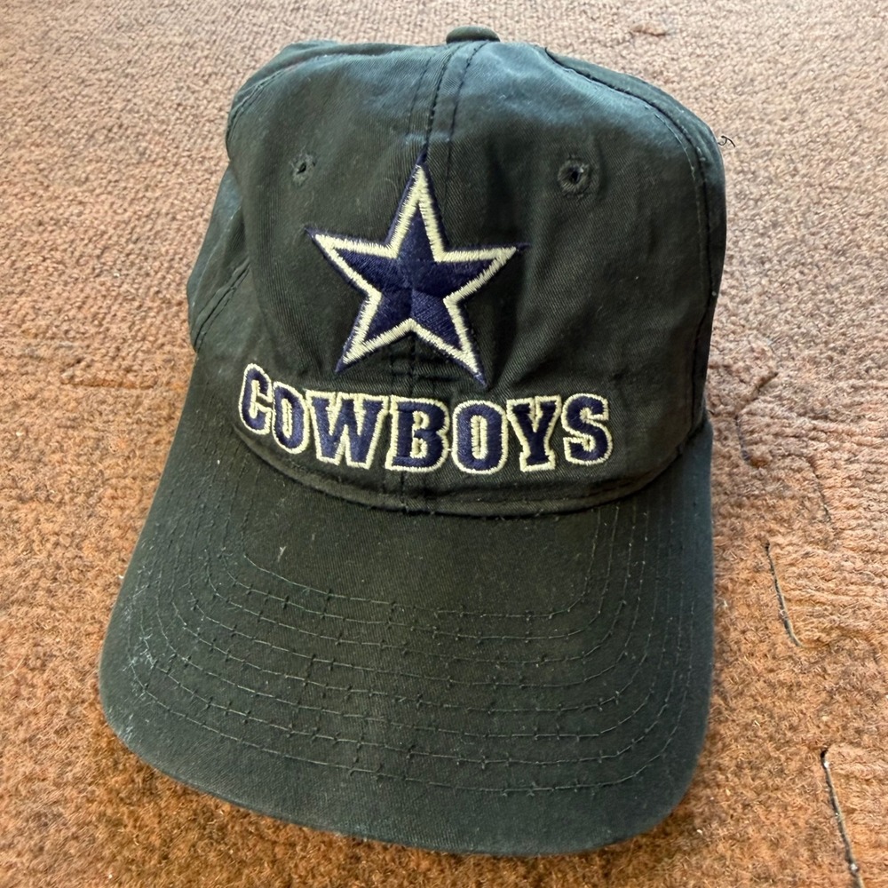 Vintage Dallas Cowboys Starter Snapback Hat Black Green Underbrim NFL 90s Cap